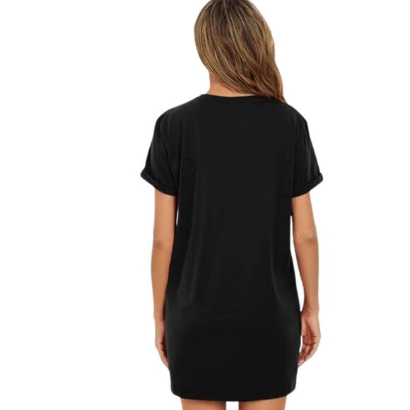 MILUMIA  STRAIGHT T-SHIRT DRESS - Picture 6 of 6